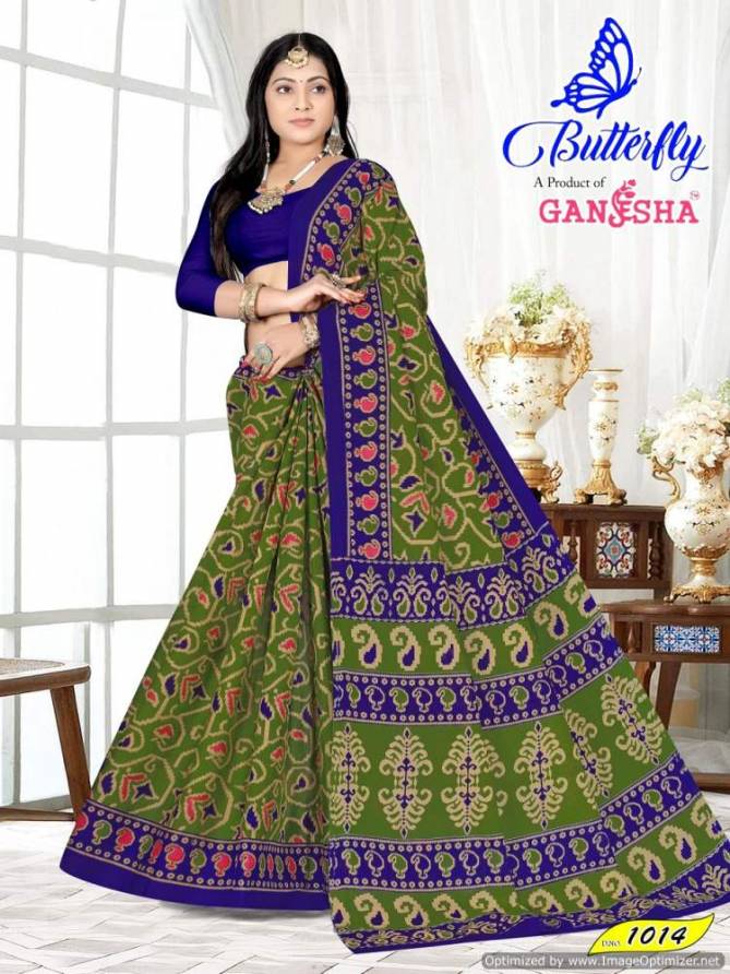 Butterfly Vol 1 By Ganesha Daily Wear Cotton Printed Saree Wholesale Price In Surat